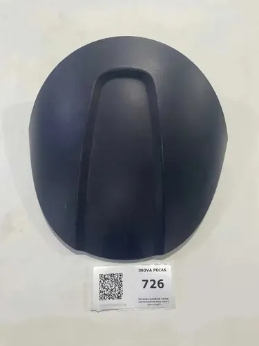 Moldura Superior Painel Instrumentos New Fiesta 2014 A 2017 Preto