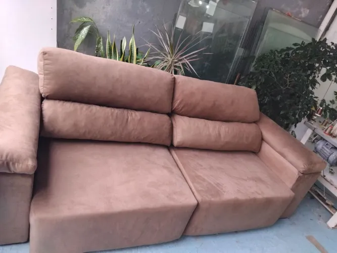 Sofa retrátil e reclinável ( aceita cartão)