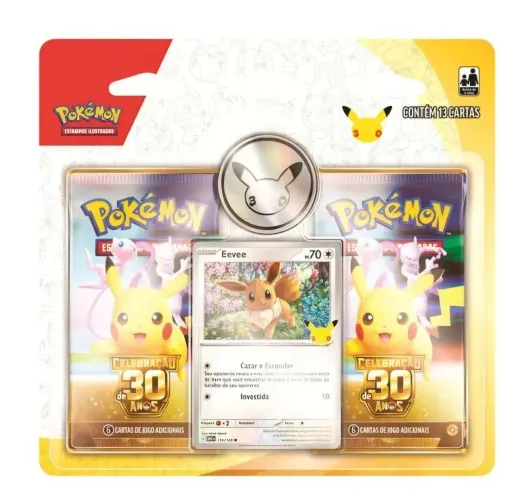Duplo da coleção 30 anos Pokémon