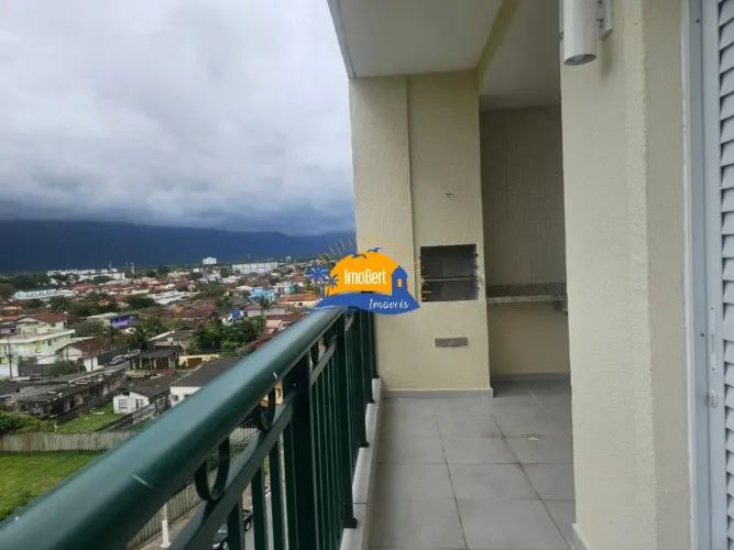 Apartamento para locação no Centro de Bertioga-SP: 2 quartos, 1 suíte, 1 sala, 2 banheiros