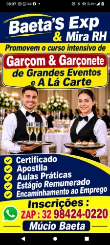 Curso Intensivo Garçom & Garçonete