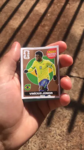 Figurinha da copa,vini jr,legend bronze