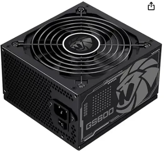 Fonte Gamemax Gs600 600w 80 Plus White Pfc Ativo Preta
