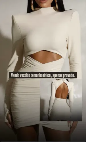 Vende-se vestido nunca usado.