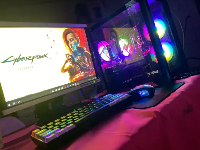 PC GAMER COMPLETO COM MONITOR TECLADO E MOUSE (PREÇO NEGOCIÁVEL!!!!)