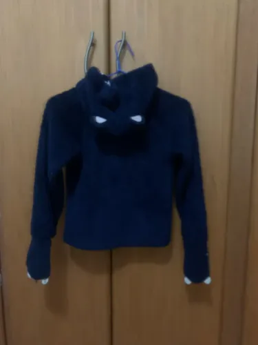 Blusa infantil Sargent Major, Paris , 8/9 anos , com capuz e luvas 