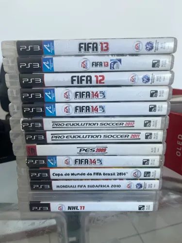 Lote com jogos de ps3 