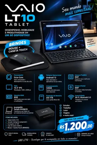 Tablet Vaio LT10 128gb
