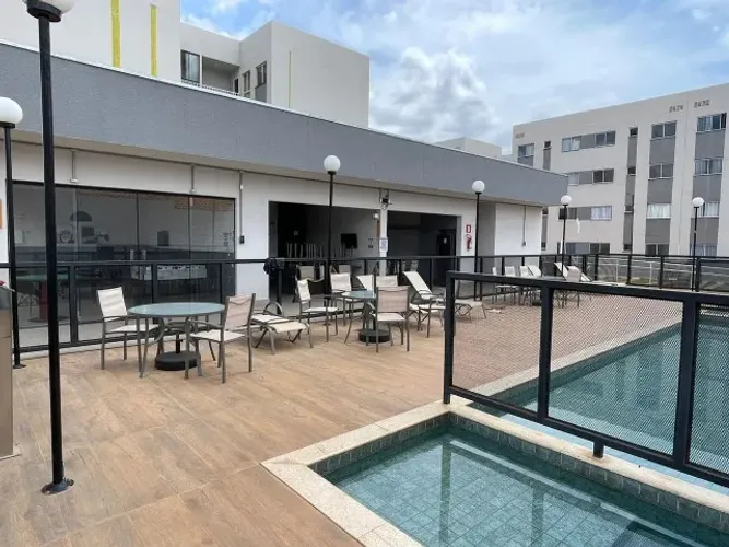Apartamento em condomínio fechado em Águas Lindas, 2 quartos.
