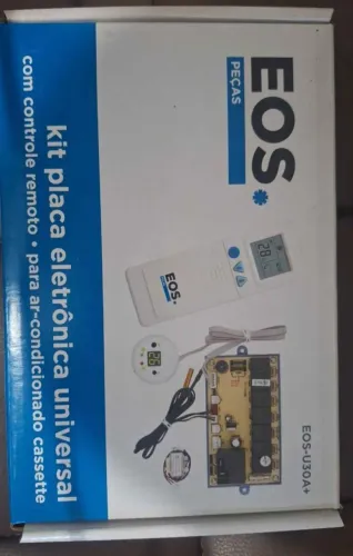 Kit Placa Eletrônica Universal EOS U30A+ para Ar Cassete com Controle Remoto