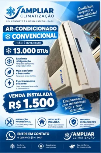 Ar condicionado GREE 18.000BTUS