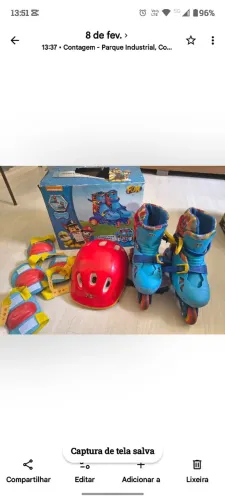 Vendo patins patrulha canina
