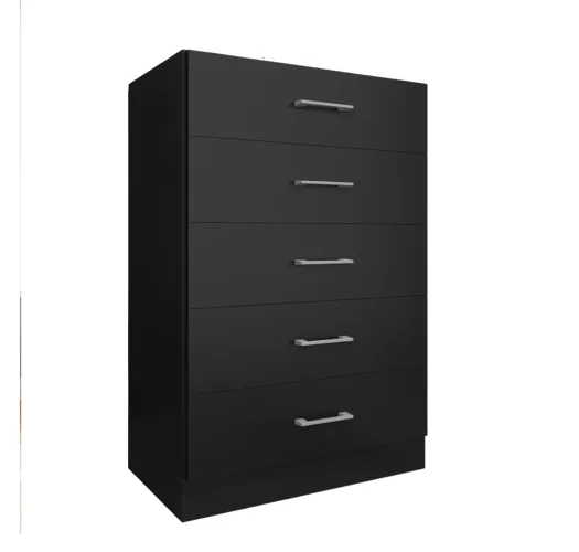 Cômoda 5 Gavetas Urban Preta