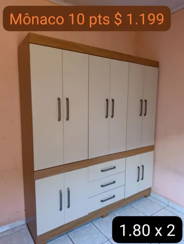 Guarda roupa 10 portas novo - entrega e montagem gratuita