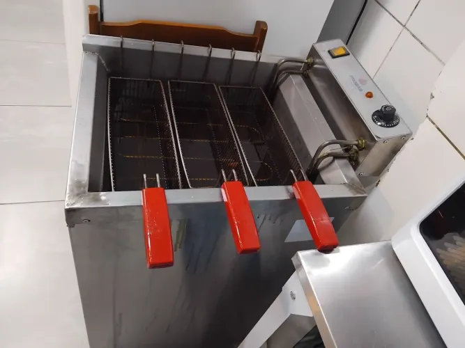 Fritadeira elétrica 600 aceito Cartão