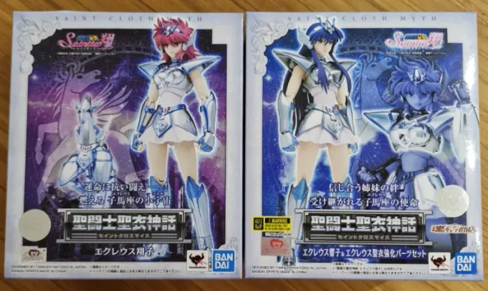 Lote 2x Cloth Myth: Shoko + Kyoko Bandai Saint Seiya (Novas com Blisters Lacrados)