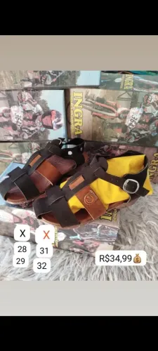 Sandália masculina infantil novas