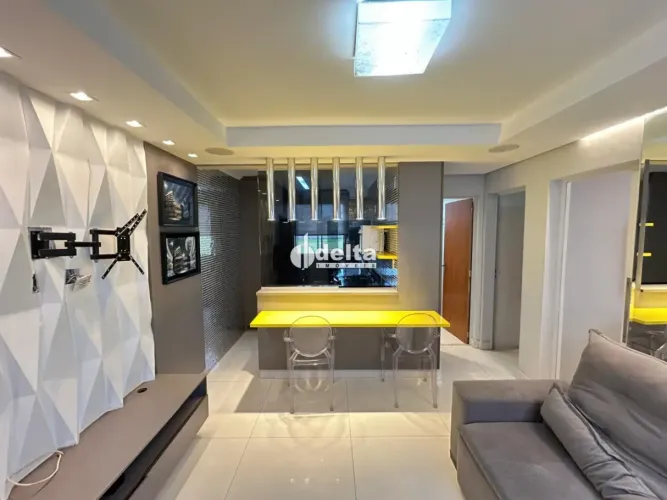 Apartamento mobiliado com 2 quartos disponível para locação no bairro Laranjeiras em Uberl