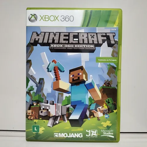 Jogo Minecraft Xbox 360 Original Mídia Física Seminovo