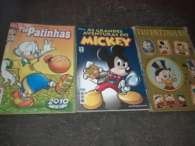 LOTE DE REVISTAS EM QUADRINHOS DISNEY