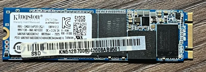 SSD Nvme Kingston 512GB