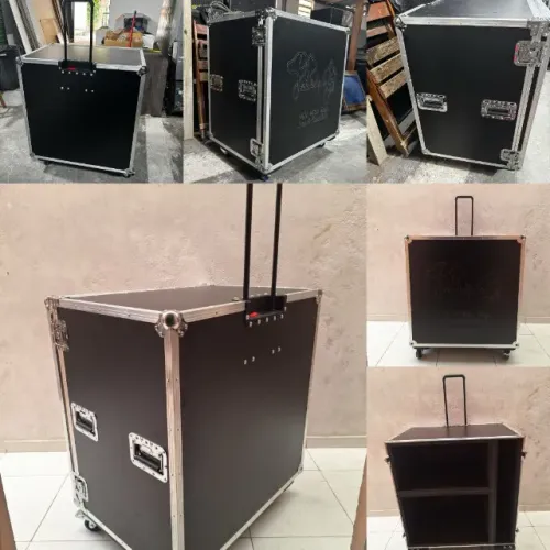 Caixa mala hard case para equipamentos veterinários