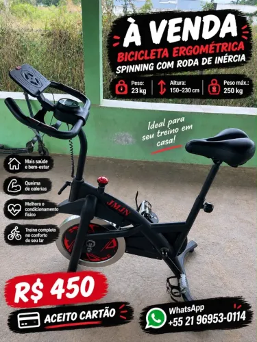 Bicicleta h ergométrica 13 kg