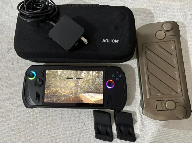Rog Ally X + Acessórios