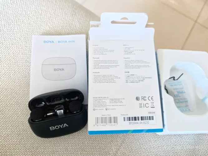 Microfone de lapela BOYA