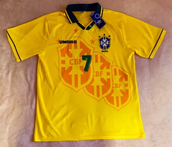 Camisa retrô brasil 94 bebeto - tam gg