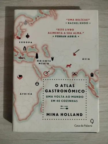 Livro O atlas gastronômico - Mina Holland