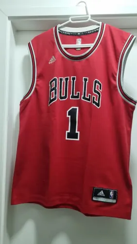 camiseta regata nba chicago bulls rose m
