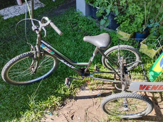 Triciclo com cestinha