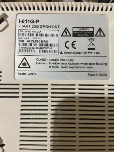 Conversor de Fibra Óptica Alcatel-Lucent I-011G-P ONT GPON