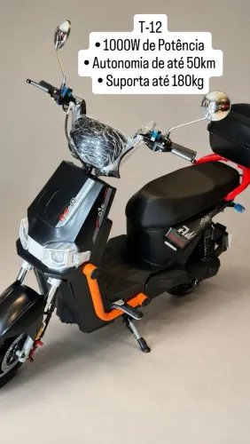 Scooter Elétrica T-12 Combina Leveza e Estilo em um só veículo 