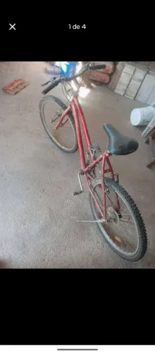 Bike semi nova com algumas avarias