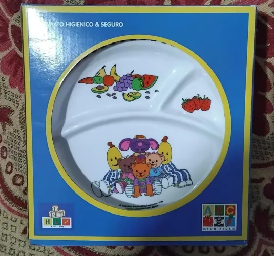 Jogo De Refeição Infantil Bananas De Pijamas 1998 Antigo Na Caixa HLP Novo nunca usado