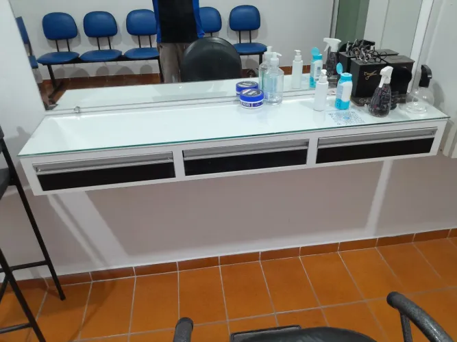 Bancada barbearia
