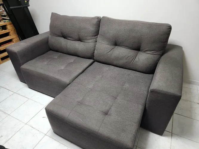 Sofá cama reclinável em perfeito estado