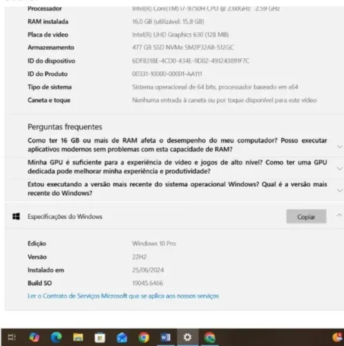 Notebook Gamer Acer Intro 5 Core i7