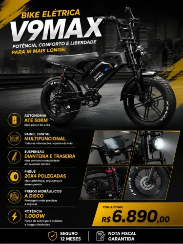 Bike Elétrico V9MAX