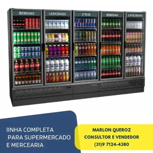 Refrigerador Expositor 5 Portas Polar 220V Novo