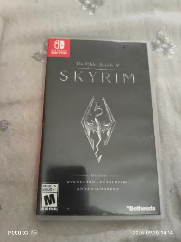 Jogos Switch, Skyrim e Minecraft