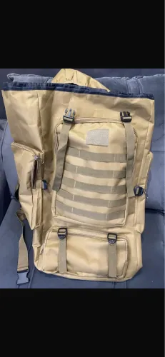 Mochila Bege - capacidade 50L