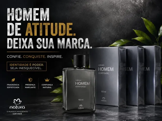 Natura homem identidad 100ml (original)