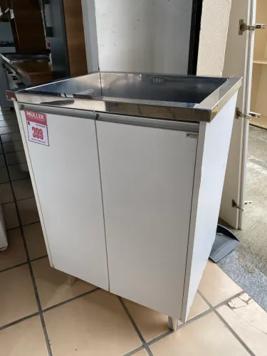 Tanque inox c/ balcão