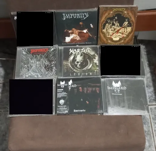 CDs Black, Thrash Metal Zerados e Seminovos. 