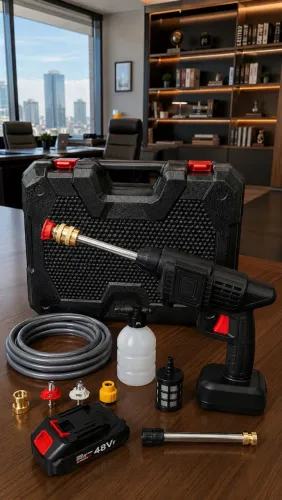 Lavadora de Alta Pressão Portátil 48V com Bateria Recarregável - Pronta Entrega