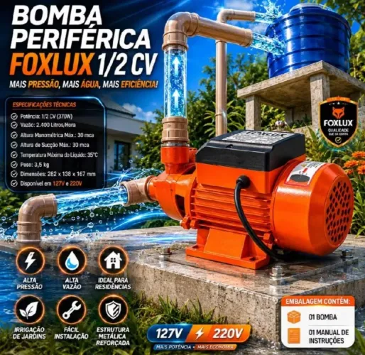 Bomba d'água 1/2 cv