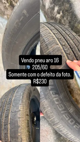 Pneu aro 16 205/60